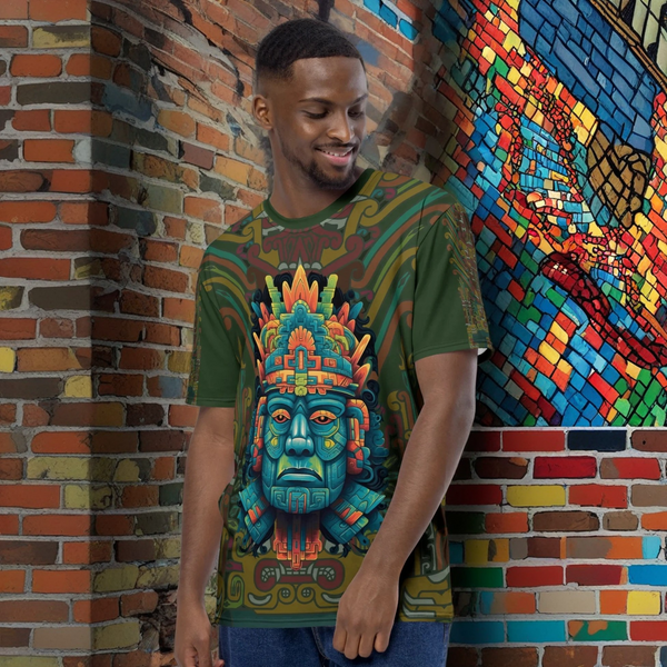 Olmec All Over T-Shirt: A canvas of intercultural appreciation
